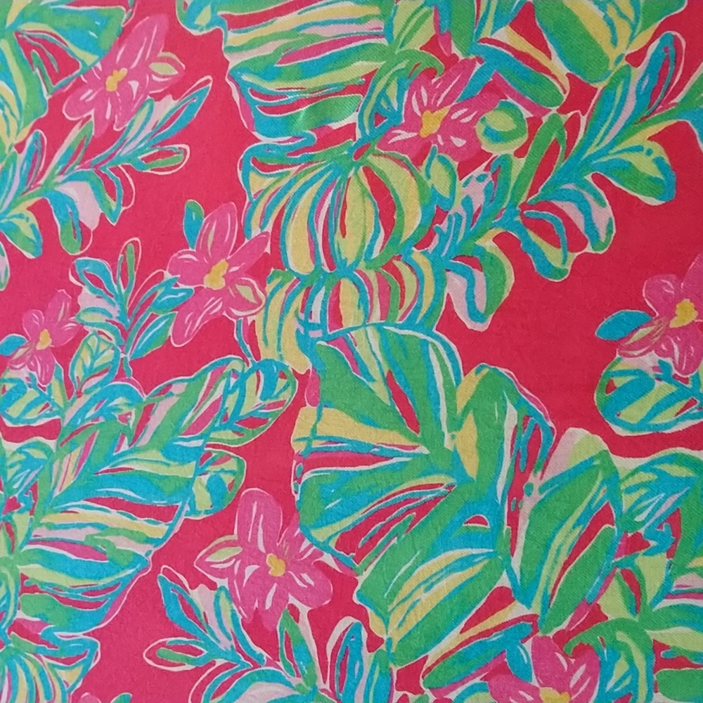 Lilly Pulitzer Pomegranate Jungle Tumble Scarf